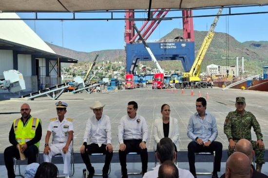 SSA Marine México presenta grúas que triplicarán operación en Guaymas